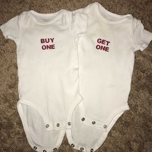 Carters 3m twin bodysuit onesie